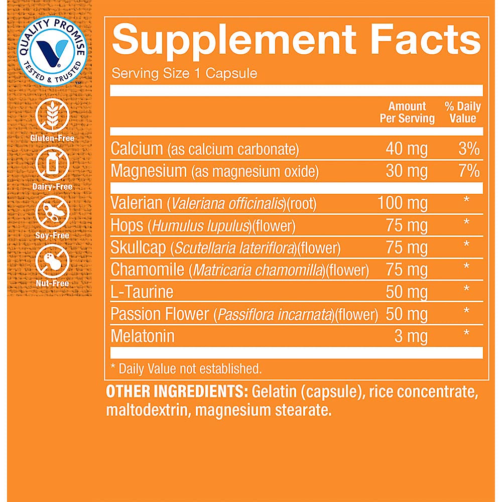 The Vitamin Shoppe Melatonin - Sleep Support, Restful Sleep & Healthy Sleep Cycle, Natural Sleep Aid (240 Capsules)