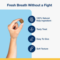 Thumbnail for ProDen PlaqueOff Soft Chews with Natural Kelp - for Large & Giant Breed Dogs - Supports Normal, Healthy Teeth, Gums, and Breath Odor in Dogs - 45 Soft Chews