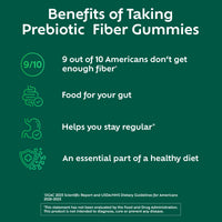 Thumbnail for Benefiber Prebiotic Fiber Supplement Gummies for Digestive Health, Assorted Fruit Flavor - 81 Count