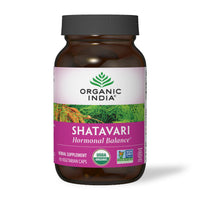 Thumbnail for ORGANIC INDIA Shatavari Herbal Supplement - Supports Hormonal Balance, Immune and Inflammatory Response, Vegan, Gluten-Free, USDA Organic, Supports Reproductive Health - 90 Capsules