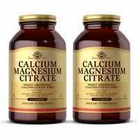 Thumbnail for Solgar Calcium Magnesium Citrate, 250 Tablets (Pack of 2) - Supports Healthy Bones & Teeth - Musculoskeletal & Nervous System Support - Highly Absorbable - Non-GMO and Vegan - 100 Total Servings