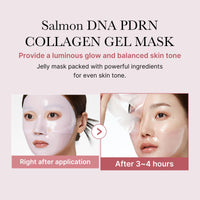 Thumbnail for medicube Salmon DNA PDRN pink collagen jelly gel mask | overnight face mask for glass glow skin- elasticity, hydrating, firming and moisturizing | korean skincare, 28g, 4ea