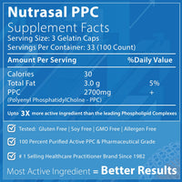 Thumbnail for Nutrasal PhosChol, 900mg – 100 Gel Capsules
