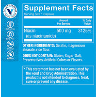 Thumbnail for The Vitamin Shoppe Niacinamide 500MG, Supports Cholesterol Levels Already (300 Capsules)
