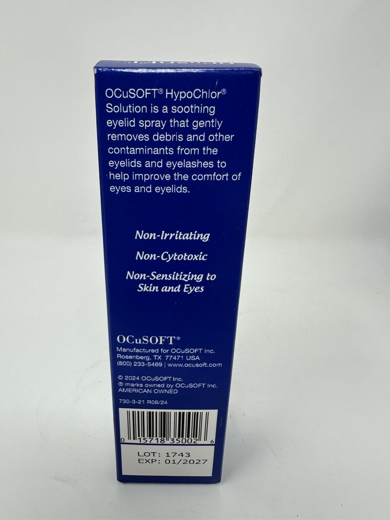 OCuSOFT HypoChlor Solution for Eyelids/Eyelashes, 2oz (2 Pack)