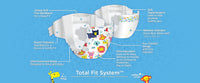 Thumbnail for Comfees Premium Baby Diapers with Total Fit System for Boys & Girls, Size 7, 80Count