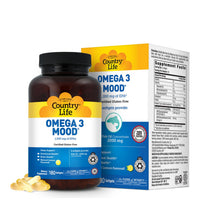 Thumbnail for Country Life Omega 3 Fish Oil Supplement - High Concentration EPA and DHA Omega 3 Fatty Acids - 2000mg Fish Oil for Emotional Health, Mood Support, and No Fish Taste - Natural Lemon Flavor