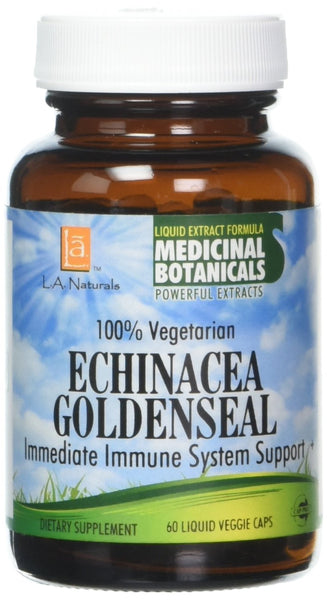 L A NATURALS Echinacea Goldenseal 60 Vgc, 0.02 Pound