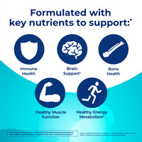 Thumbnail for ONE A DAY Multi+ Brain Support Gummies, Multivitamin Gummies for Men & Women with Boost of Brain Support with Super 8 B Vitamin Complex, 100 Count