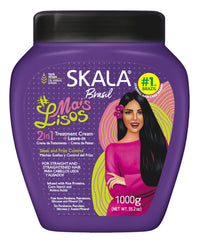 Thumbnail for SKALA Mais Lisos Hair Type 1A - Hydrate Waves, Anti-Frizz 2 IN 1 Conditioning Treatment and Combing Cream