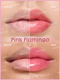 Thumbnail for SHEGLAM Booster Shine Plumping Lip Gloss-Pink Flamingo