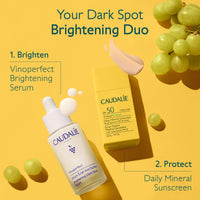 Thumbnail for Caudalie Skin Care Set, Vinoperfect Dark Spot Brightening Serum Full Size + FREE Mini Vinosun Sunscreen SPF 50