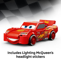 Thumbnail for LEGO Speed Champions Lightning McQueen Toy - Disney Pixar Cars Building Blocks for Kids, Boys & Girls, Ages 9+ - Pretend Play Race Car & Bedroom Shelf Display - 77255