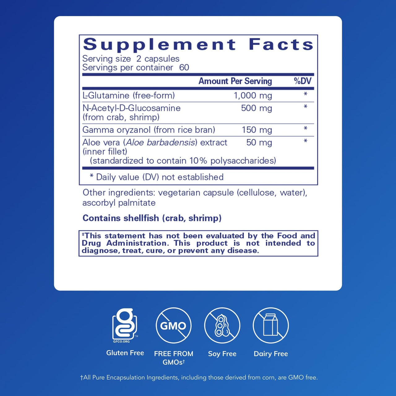 Pure Encapsulations G.I. Integrity | Enhanced Support for Gastrointestinal Integrity and Function* | 120 Capsules