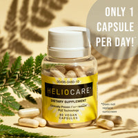 Thumbnail for Heliocare Skin Care Dietary Supplement: 240mg Polypodium Leucotomos Extract Pills - Antioxidant Rich Formula with Fernblock and PLE Technology - 60 Veggie Capsules
