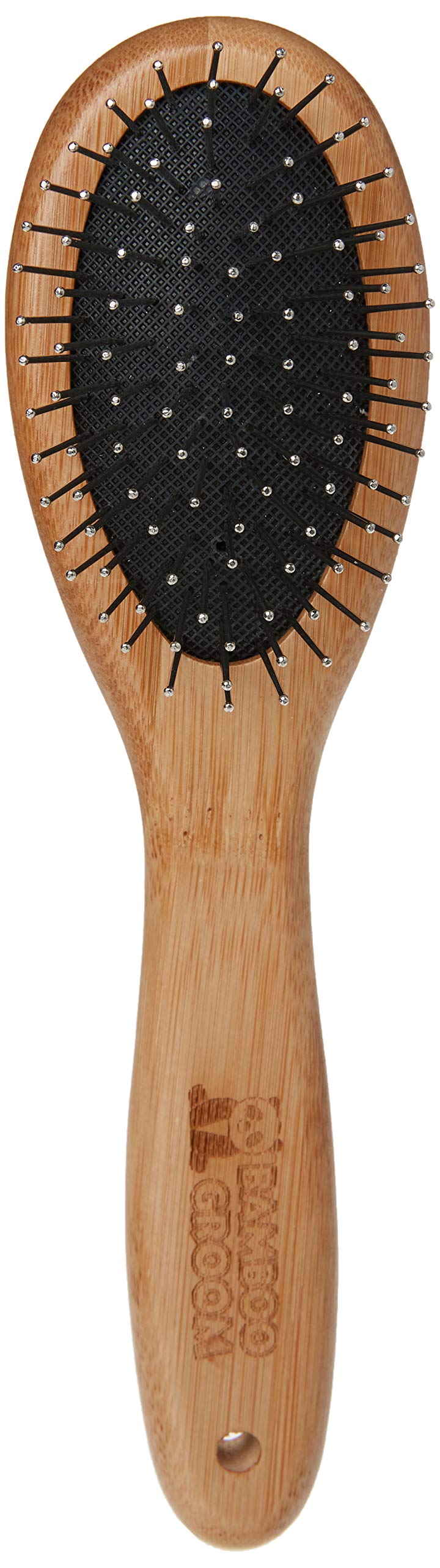 Bamboo Groom Oval Pin Brush w/Pins Small/Medium
