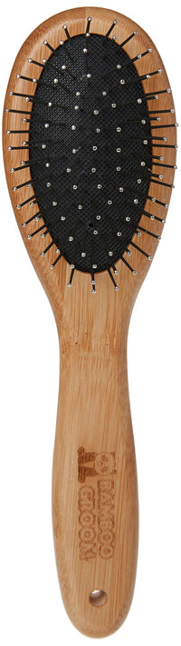 Thumbnail for Bamboo Groom Oval Pin Brush w/Pins Small/Medium