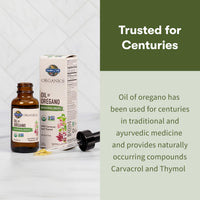 Thumbnail for Garden of Life Organics Oil of Oregano Seasonal Drops 1fl oz (30 mL) Liquid, Concentrated Plant Based Immune Support - Alcohol-Free, Organic, Non-GMO, Vegan & Gluten Free Herbal Supplements