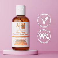 Thumbnail for SeoulCeuticals Korean Turmeric Face Wash Cleanser – Vegan Cruelty Free Korean Skincare Facial Cleanser – K Beauty Skin Care for Dry Sensitive Skin 4oz