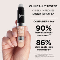 Thumbnail for IT Cosmetics Bye Bye Dark Spots Concealer + Brightening Serum – 2% Niacinamide, Hyaluronic Acid & Caffeine - Medium Coverage, Natural Finish, All Skin Types – 23 Light Warm, 0.22 fl. oz