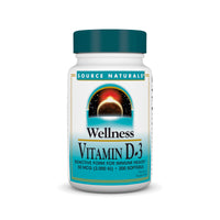 Thumbnail for Source Naturals Wellness Vitamin D-3 2000 iu Bioactive Form for Immune Health* - 200 Softgels
