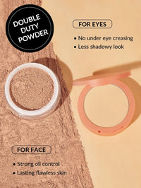Thumbnail for SHEGLAM Insta-Ready Face Powder Loose Under Eye Setting Powder - Toasted Almond