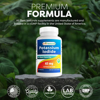 Thumbnail for Best Naturals Potassium Iodide 65 mg - Dietary Supplement, 60 Tablets (2 Bottles) (2)