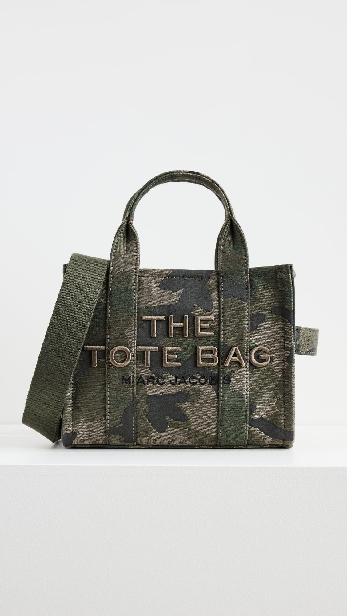 Marc Jacobs Women's The Camo Jacquard Small Tote Bag, Camo Multi, One Size