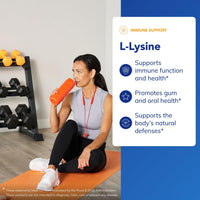 Thumbnail for Pure Encapsulations L-Lysine - Essential Amino Acid Supplement for Immune Support & Gum, Lip Health* - with L-Lysine HCl - 90 Capsules
