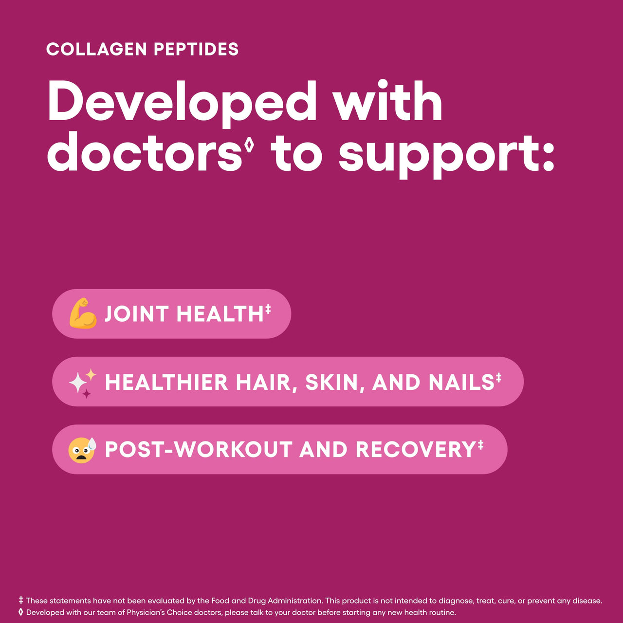 Physician's CHOICE - Full Gut Health Bundle: Collagen Peptides Powder + Digestive Enzymes 60ct for Digestive Comfort, Workout Recovery, & Skin, Nails, and Joint Support