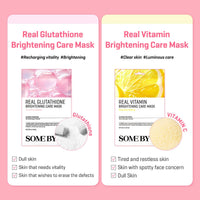 Thumbnail for SOME BY MI Real Aloe Soothing Care Mask - Pack of 10 - Made from Real Aloe for Dry and Oily Skin - Daily Vegan Korean Sheet Mask for Skin Calming and Soothing - Korean Skin Care