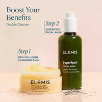 Thumbnail for ELEMIS Superfood Facial Wash 200ml, Daily Gel Cleanser with Prebiotics for Glowing, Balanced Skin, Hydrating Cleanser for Face