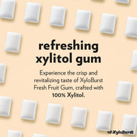 Thumbnail for XyloBurst Gum | Xylitol Chewing Gum | Sugar Free, Gluten Free, Keto Friendly | Aspartame Free Gum For Oral Health | Fruit | 100-Count Jar