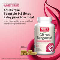 Thumbnail for Jarrow Formulas Citrus Bergamot Supplement 500 mg - 120 Servings (Veggie Caps) - Antioxidant Support for Cardiovascular & Metabolic Health - Dietary Supplement - Vegan Gluten-Free- Use with QH-Absorb