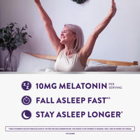 Thumbnail for ZzzQuil Pure Zzzs Advanced Melatonin Gummies, Melatonin 10mg, Sleep Aid, with Chamomile & Lavender, Melatonin Sleep Gummies, Sleep Aids for Adults, Berry Flavored, 100 Sleep Gummies