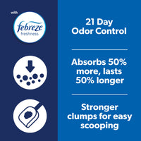 Thumbnail for Fresh Step Outstretch Long Lasting Clumping Litter With Febreze Freshness, Activated Charcoal Litter Lasts 50% Longer, 19 lb. Box