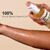 Thumbnail for Yoken Vitamin E Oil 8 Oz Vitamin E oil for Skin Vitamine oils for Face Perfect Bath and Body Oil Cold Pressed Hexane Free Non-GMO Gluten Free Formula