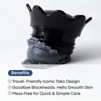 Thumbnail for TONYMOLY Tako Pore Blackhead Remover Scrub Stick Charcoal & Dead Sea Salt Exfoliator for Blackheads, Whiteheads, Pore Cleansing & Oil Control, 0.8 oz