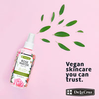 Thumbnail for De La Cruz Rose Water Body Mist Bundle – 8 fl oz Spray & 16 fl oz Refill – Refreshing Rose Water Spray for Face, Skin, and Hair – Soothing Aroma & Hydration Pair