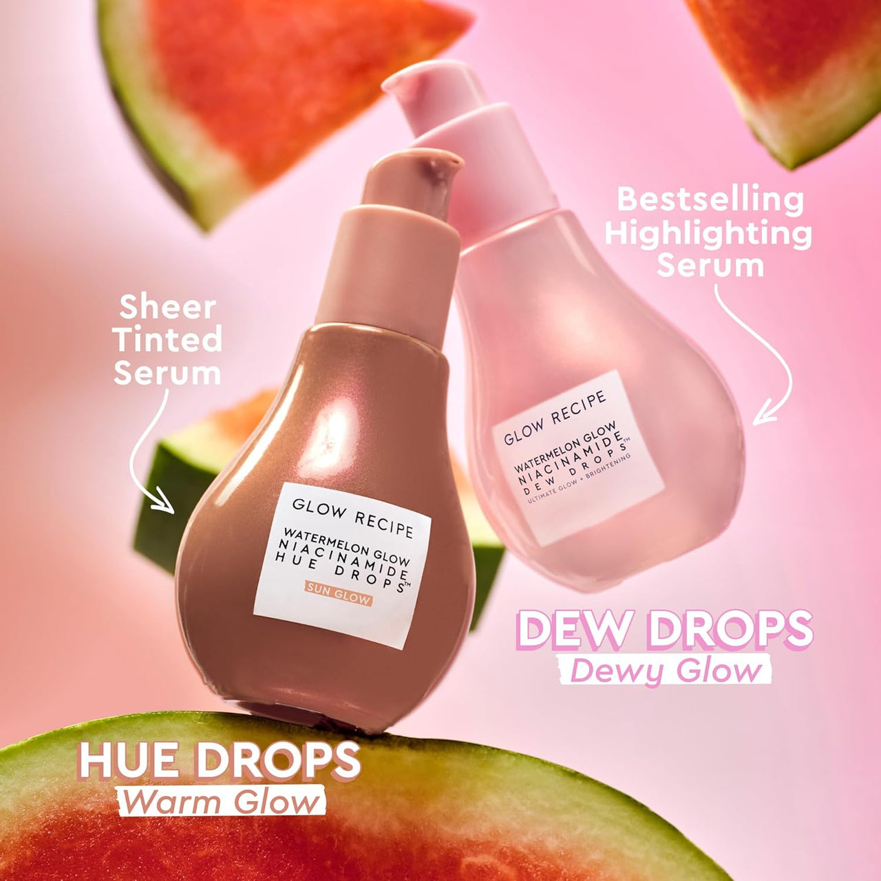 Glow Recipe Watermelon Hue Drops Face Serum- Sunglow