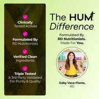 Thumbnail for HUM Flatter Me Fiber Supplement for Women & Men, Prebiotics & Digestive Enzymes to Support Weight & Bloating, Digestive & Gut Health, Fiber Powder Drink Mix, Strawberry Lemon - 10 Servings