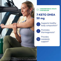 Thumbnail for Pure Encapsulations 7-Keto DHEA 50 mg | Unique DHEA Metabolite Supplement to Support Thermogenesis and Healthy Body Composition* | 120 Capsules