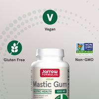 Thumbnail for Jarrow Formulas Mastic Gum 1000 mg - 120 Veggie Caps - Mastic Gum Capsules Supporting Stomach and Duodenal Health - 60 Servings