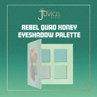 Thumbnail for Juvia's Place Rebel Quad Mint Eyeshadow Palette - Shades of 4, Professional Eye Makeup, Pigmented Makeup Palette for Eye Color & Shine, Pressed Eyeshadow Cosmetics