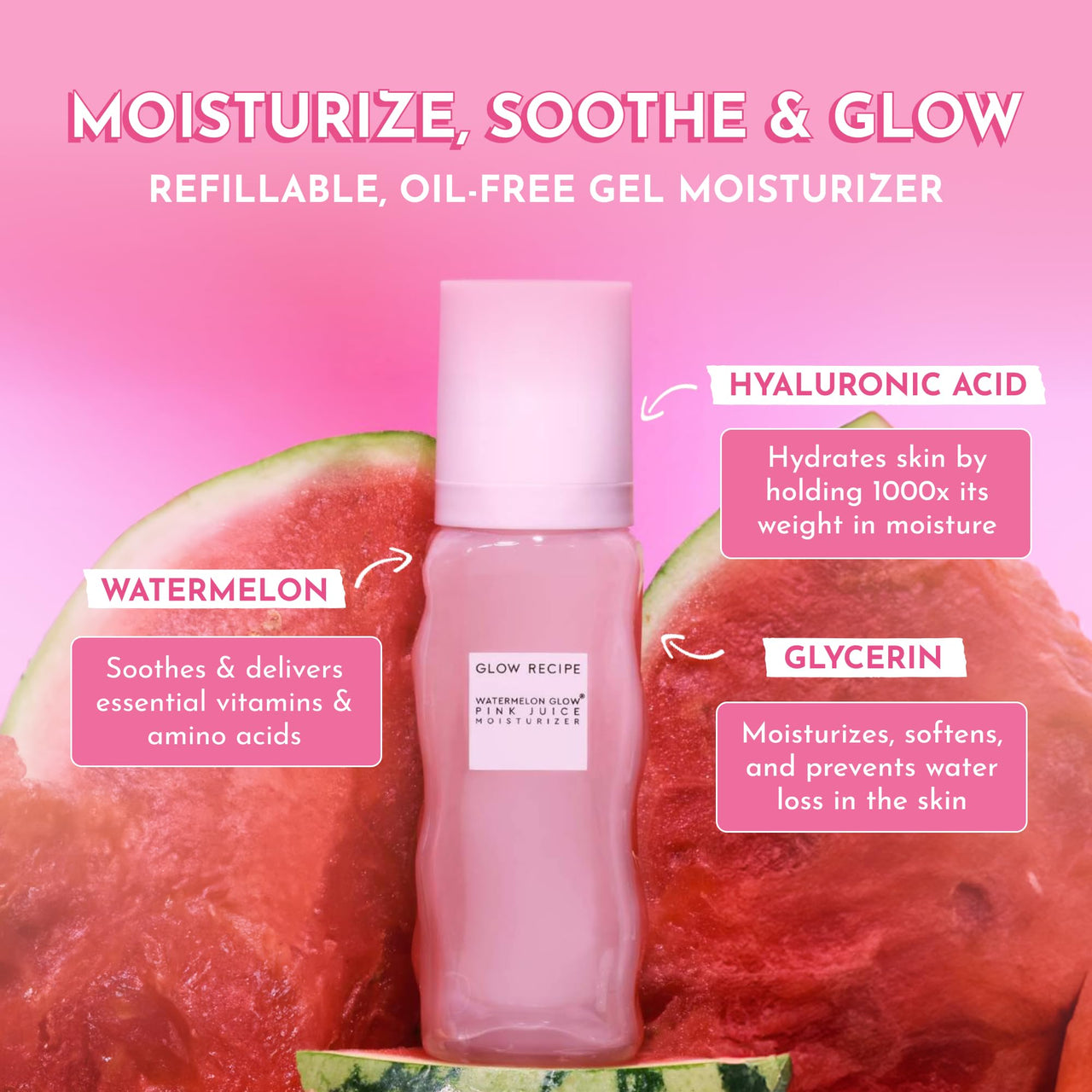 Glow Recipe Dewy Babies Travel Skincare Set - Plum Plump Hyaluronic Acid Serum + Dewy Flush Tinted Blush Drops + Pink Juice Face Moisturizer + Bronzing Hue Drops + Ultra Fine Facial Mist (5 Count)