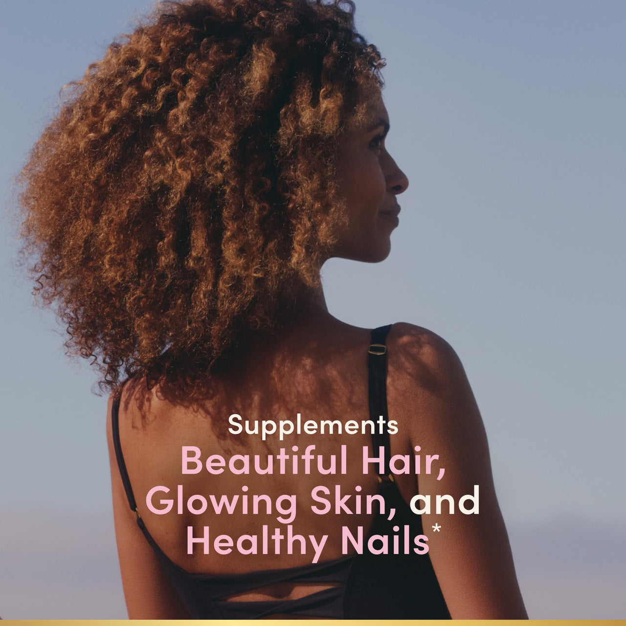 Nature's Bounty Optimal Solutions Advanced Hair, Skin, Nails, 2X Biotin, 200 Strawberry Gummies