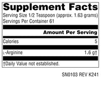 Thumbnail for Source Naturals L-Arginine, Free Form, Supports Muscle Metabolism* - 3.53 oz. (100 Grams) - Powder