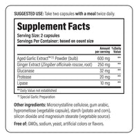 Thumbnail for Kyolic Aged Garlic Extract Formula 102, Cleanse & Digestion*, Ginger and Enzyme Complex, 100 Capsules