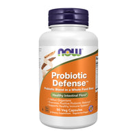 Thumbnail for NOW Foods Supplements, Probiotic Defense, Probiotic Blend in a Whole Food Base with 1 Billion Organisms, 90 Veg Capsules