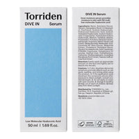 Thumbnail for Torriden DIVE IN Hyaluronic Acid Serum for Deep Hydration | Korean K-Beauty Glass Skin Plump Glow | Lightweight Fast-Absorbing Face Serum 50ml (1.69 fl.oz.)